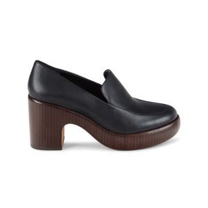 Vince Narissa leather heeled loafers